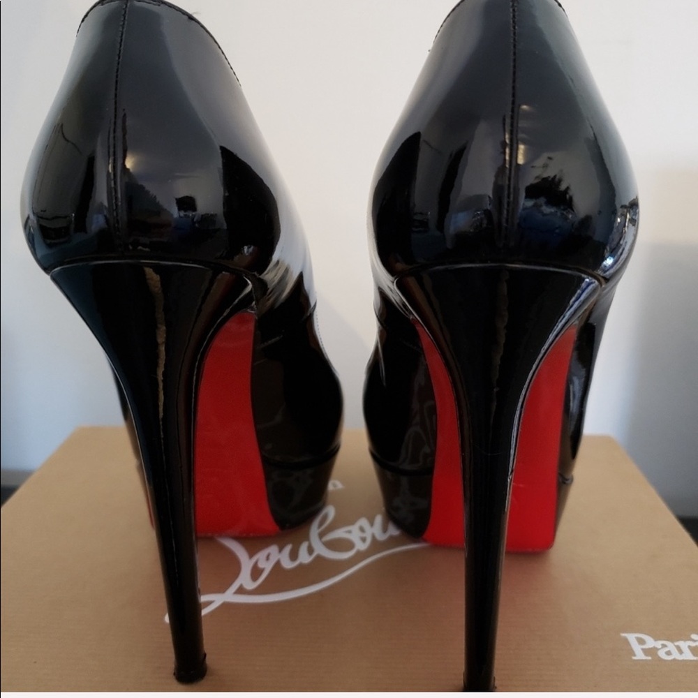 Christian Louboutin Bianca Black Patent Pump